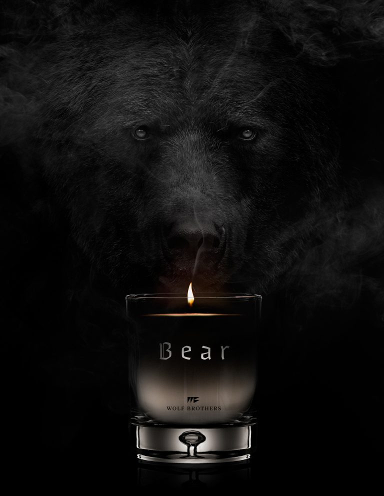 WOLF BROTHERS luksusowa świeca sojowa BEAR 230g - obrazek 3