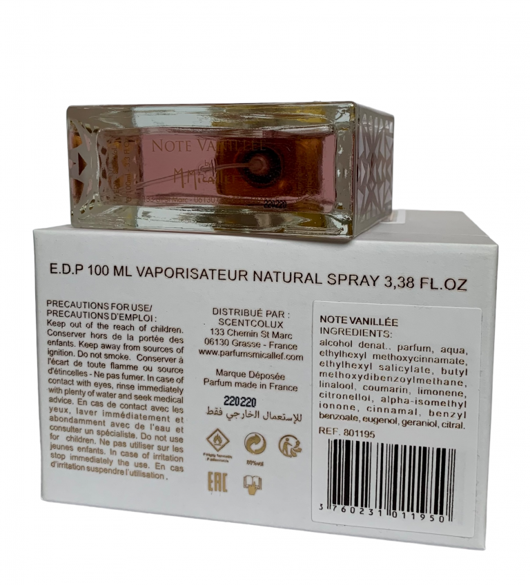 M. Micallef Note Vanillee 100ml - obrazek 4
