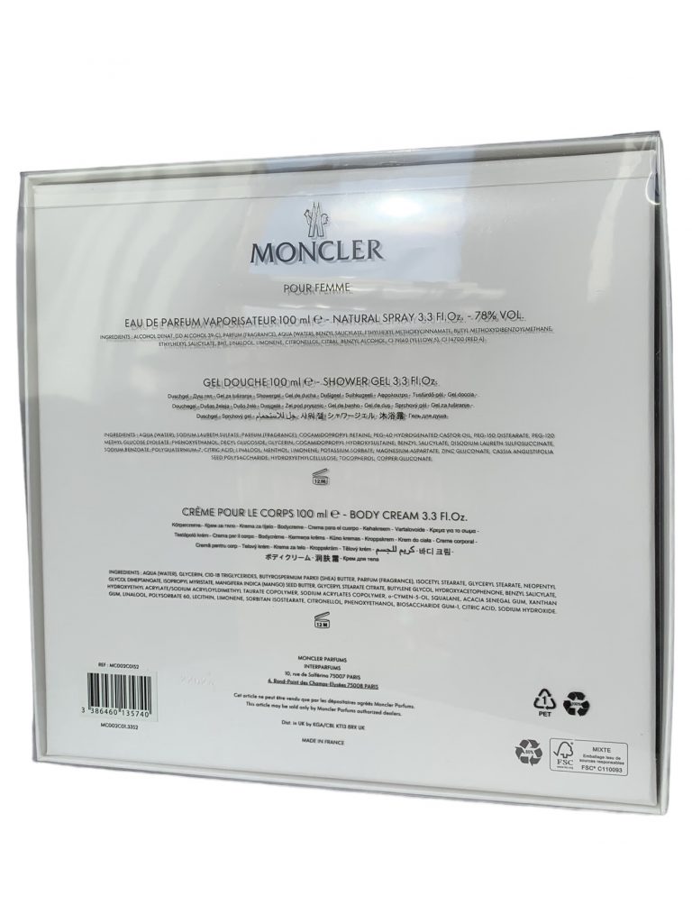 Moncler Pour Femme Zestaw 100ml + 100ml +100ml - obrazek 4