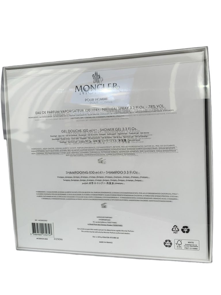 Moncler Pour Homme Zestaw 100ml + 100ml +100ml - obrazek 8