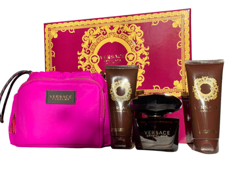 Versace Crystal Noir 90ml + żel + balsam - obrazek 4