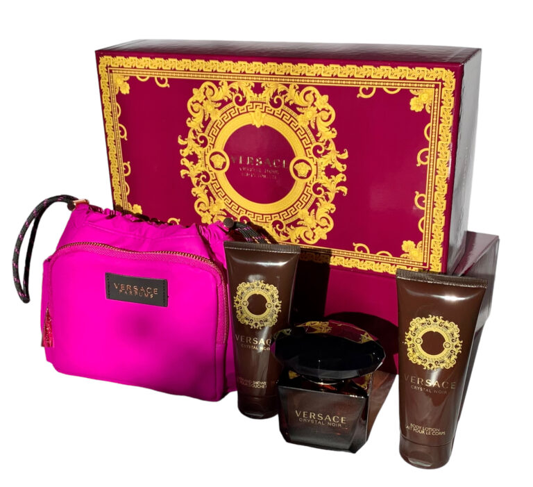 Versace Crystal Noir 90ml + żel + balsam - obrazek 3