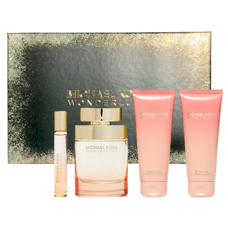 Zestaw Michael Kors Wonderlust 100ml + balsam + żel + wersja do torebki