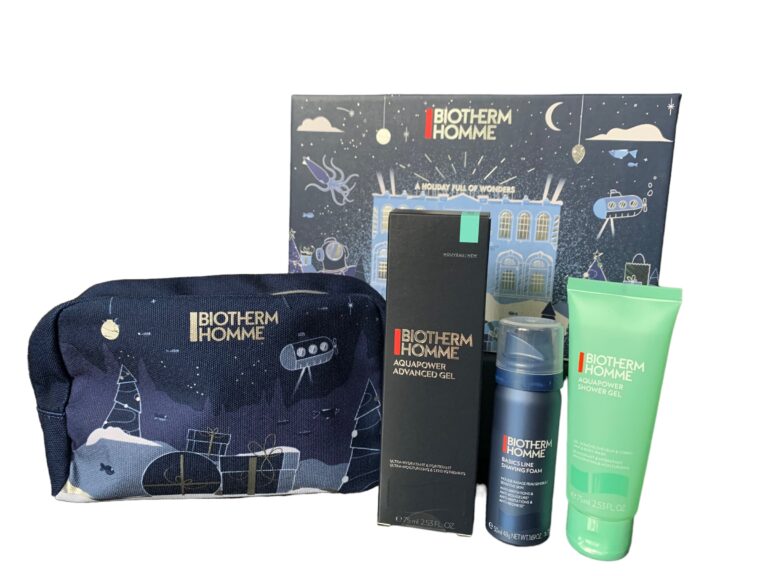 Biotherm Homme Aquapower zestaw 75ml+75ml+50ml+ kosmetyczka