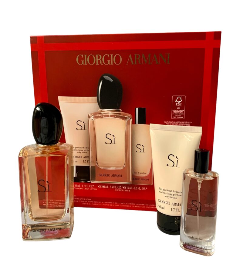 Giorgio Armani Si Eau de Parfum Zestaw 100ml + 15ml + balsam