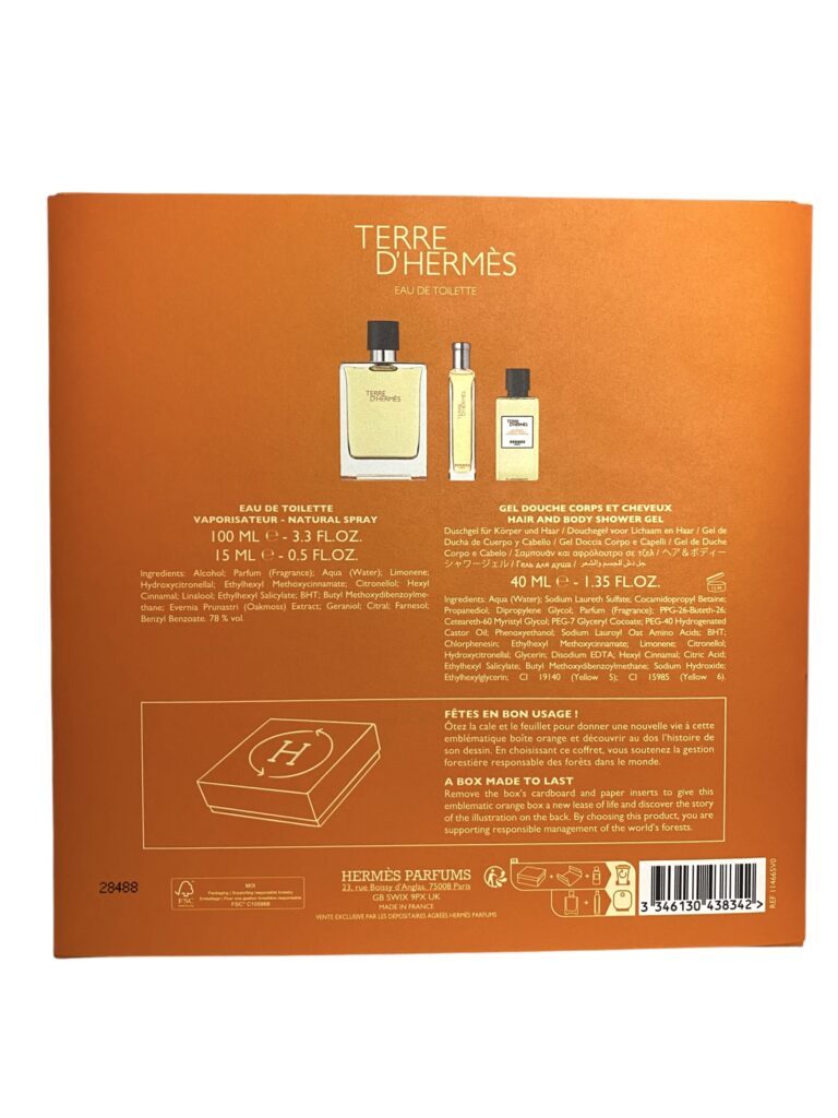 Hermes Terre D'Hermes set 100ml + 15ml + żel - obrazek 8